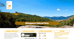 Desktop Screenshot of parcs-madagascar.com