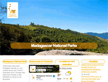 Tablet Screenshot of parcs-madagascar.com